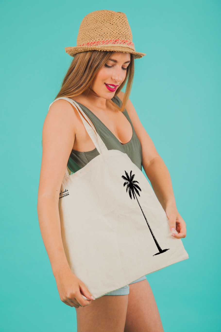 Bolsa de tela natural Palmera