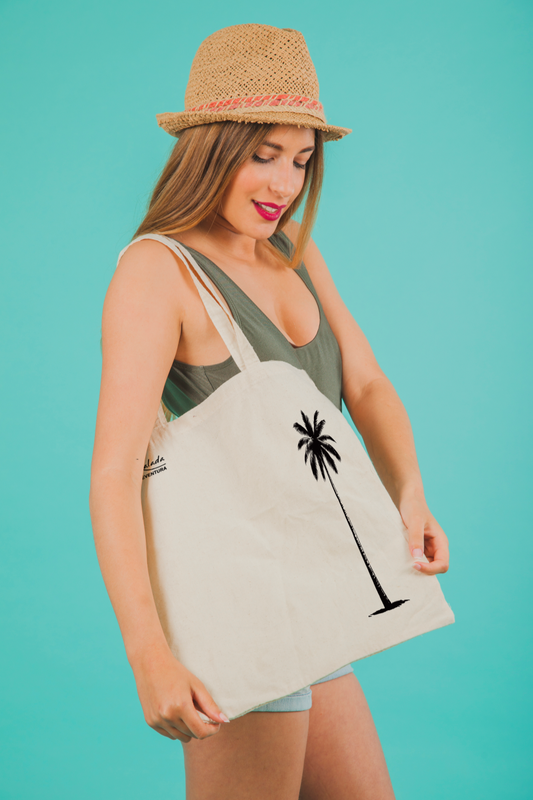 Bolsa de tela natural Palmera