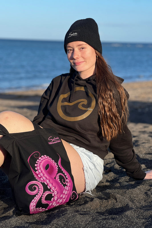 Sudadera Comounaola Gold con capucha