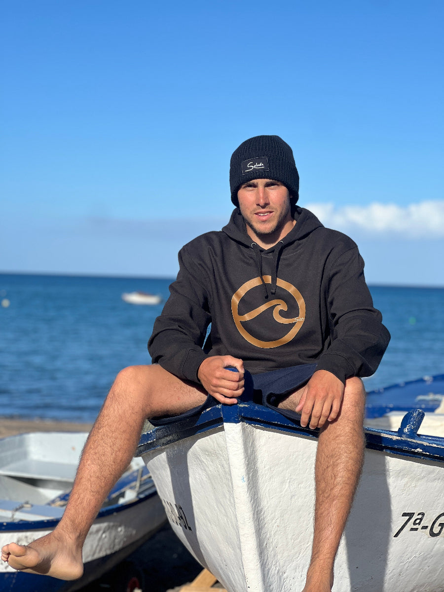 Sudadera Comounaola Gold con capucha