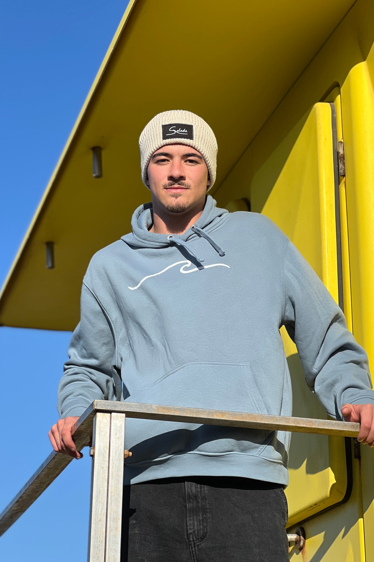 Sudadera Pipeline Azul tormenta con capucha
