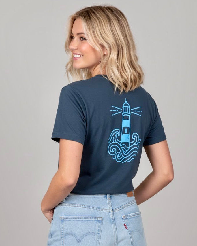 Camiseta Faro gran azul