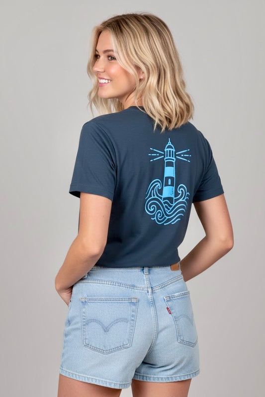 Camiseta Faro gran azul