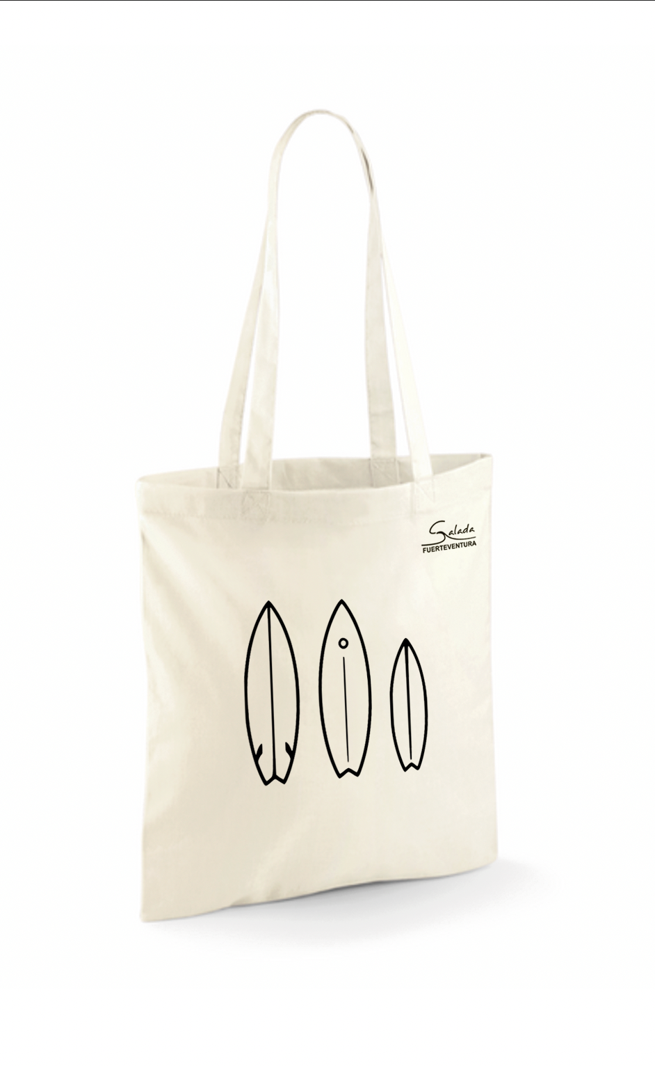 Bolsa de tela natural surfing