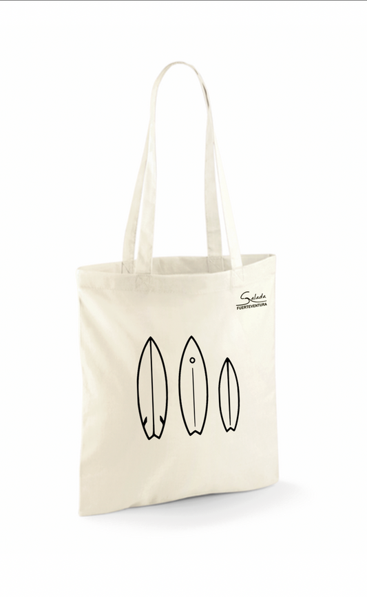 Bolsa de tela natural surfing