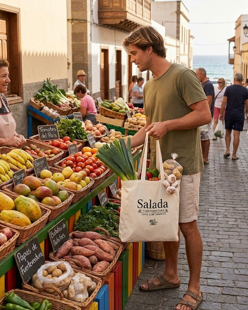 Bolsa de compras de lona