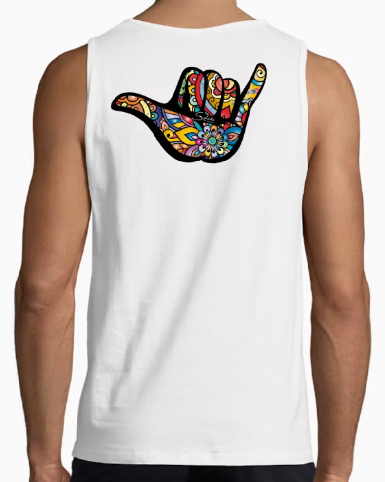 Camiseta Shaka blanca HUECA