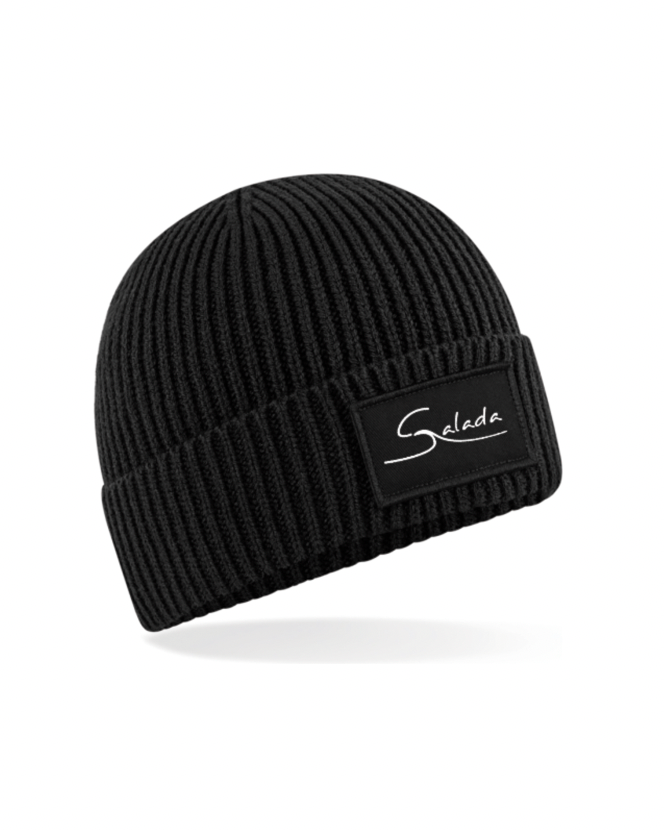 Gorro pasamontañas negro con parche