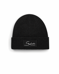 Gorro pasamontañas negro con parche