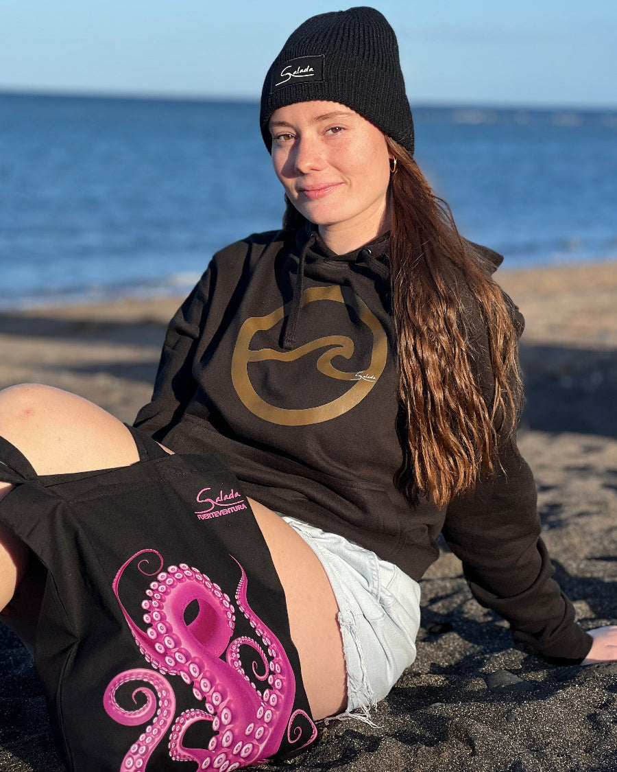 Sudadera Comounaola Gold con capucha