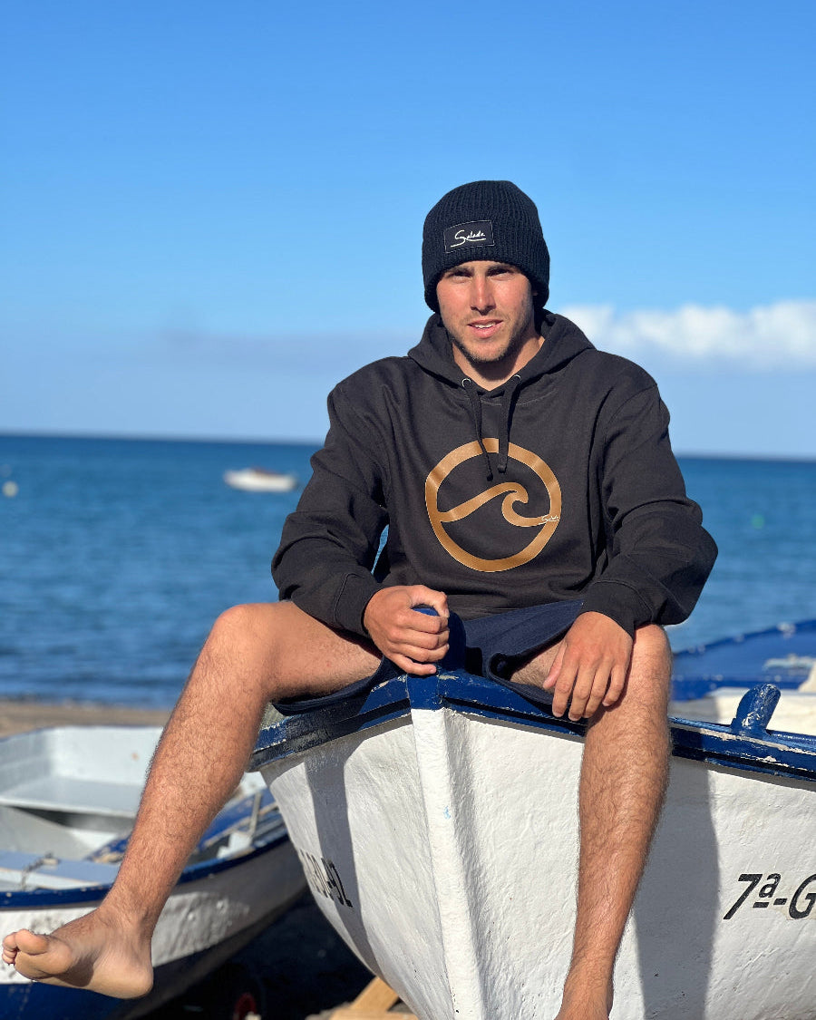 Sudadera Comounaola Gold con capucha