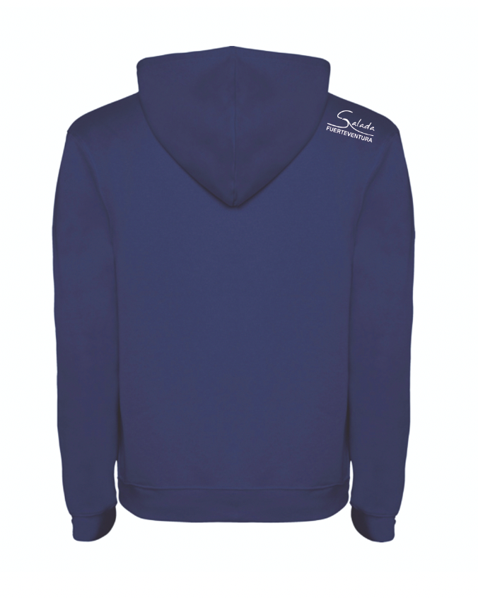 Sudadera Comounaola azul con capucha