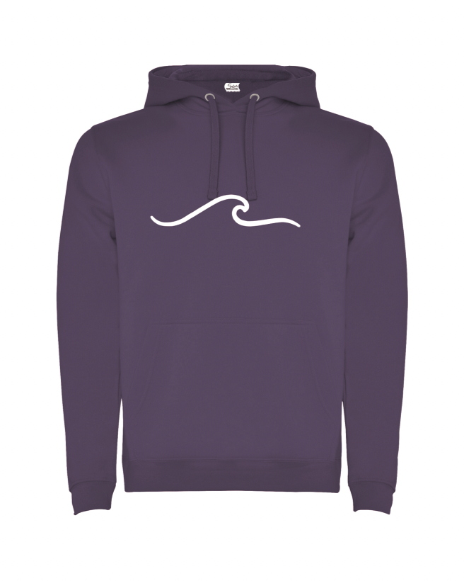 Sudadera Pipeline lila con capucha