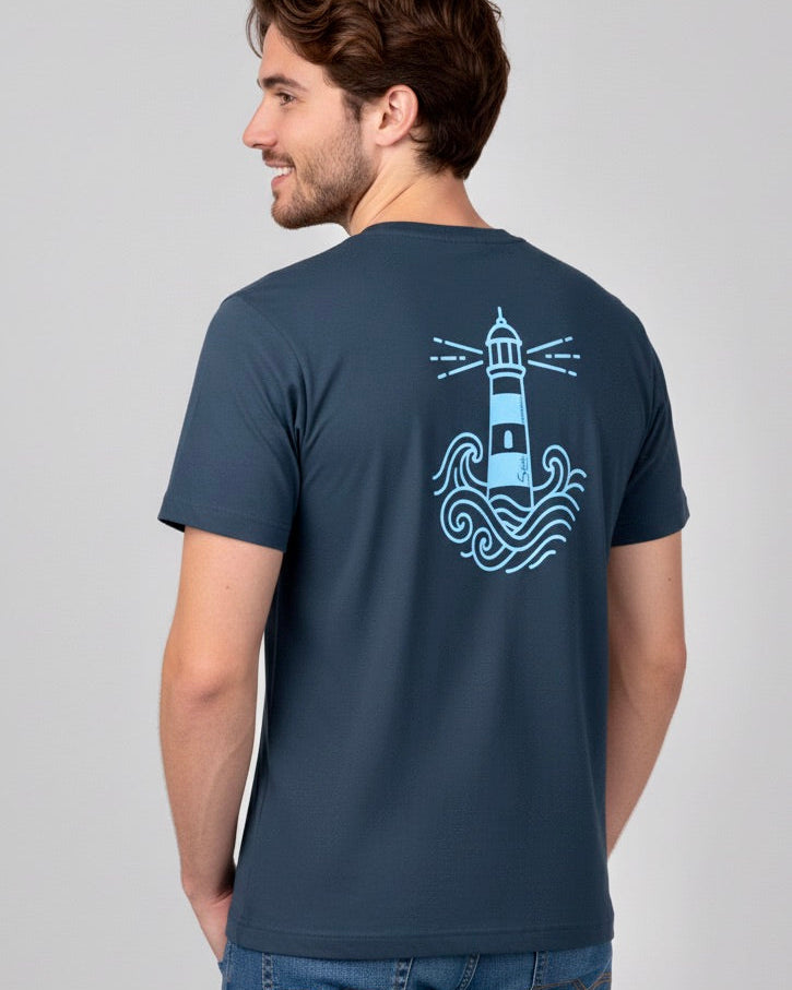 Camiseta Faro gran azul