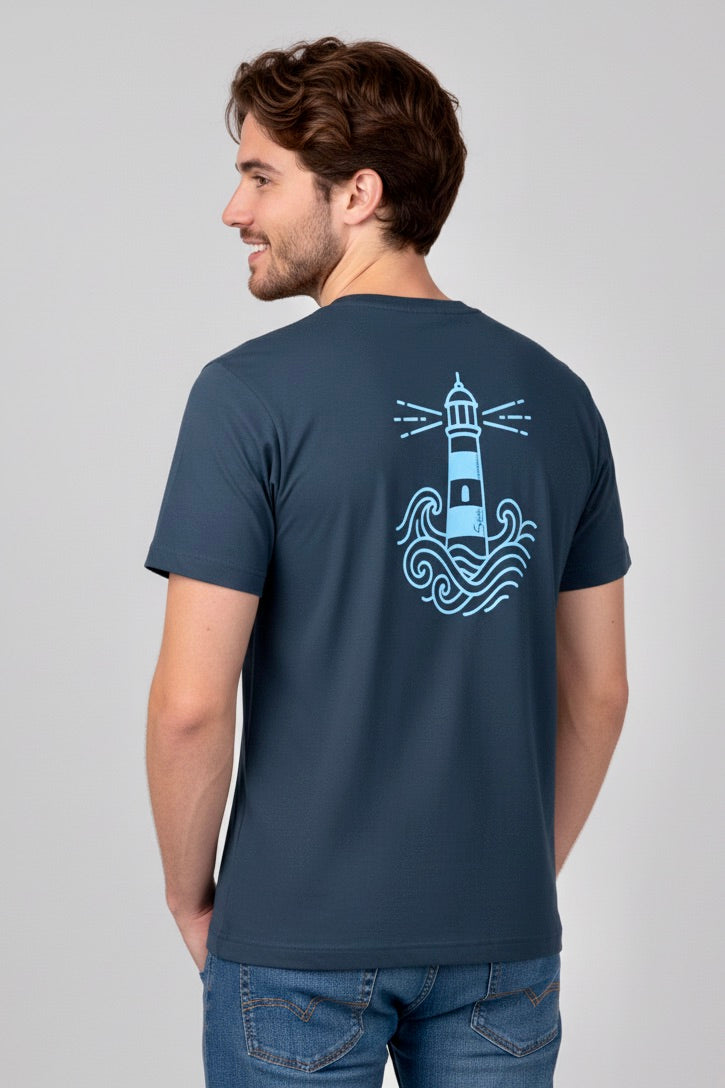 Camiseta Faro gran azul